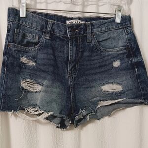 CHELSEA High Rise, Distressed, Cut Off,Clasic 5 Pockets Jean Shorts Size 5